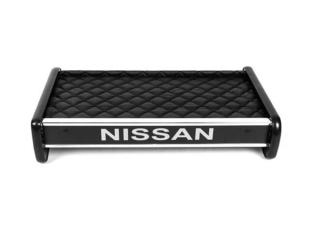 Полка на панель (2001-2010, Черная с черной нитью) для Nissan Primastar - Фото 1
