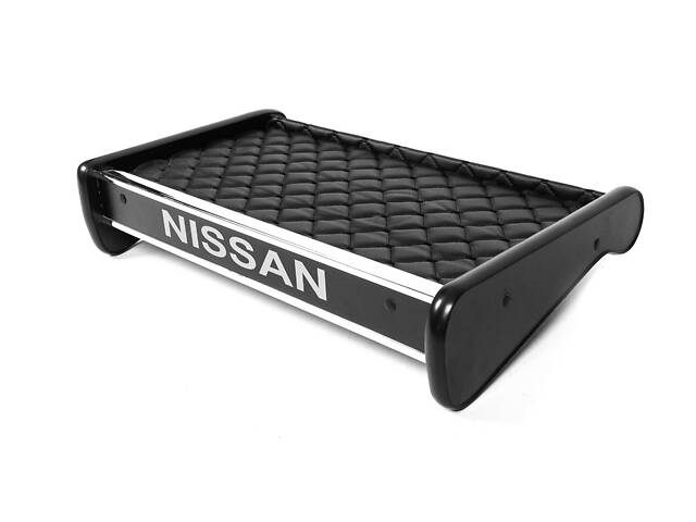 Полка на панель (2001-2010, Черная с черной нитью) для Nissan Primastar - Фото 2