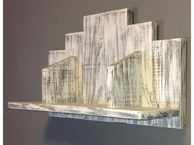 Полиця над унітазом 'Вілаві' шеббі - Фото 3