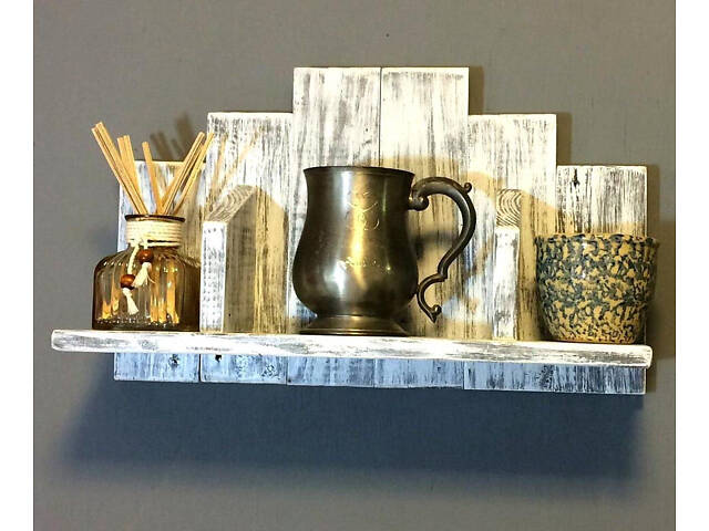 Полиця над унітазом 'Вілаві' шеббі - Фото 5