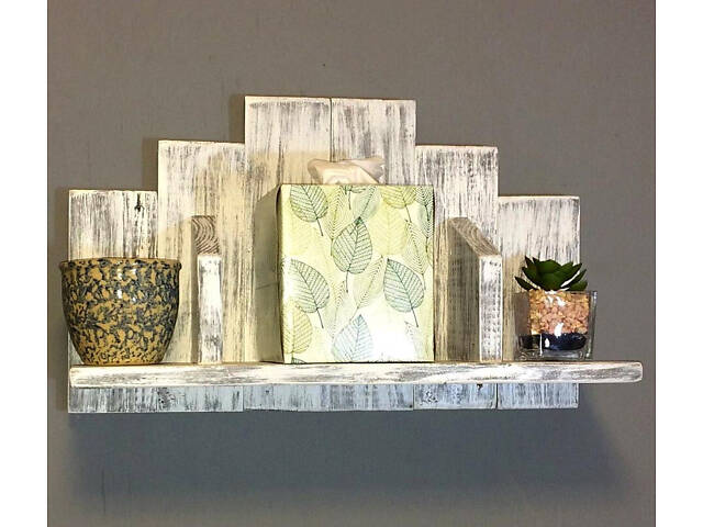 Полиця над унітазом 'Вілаві' шеббі - Фото 7