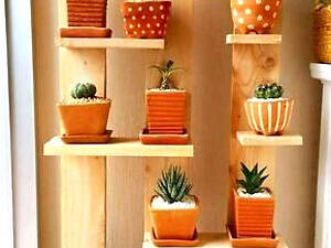 Полиця настінна для квітів 'Боа' бланже