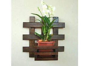 Полиця настінна для квітів 'Граватаї' мокко