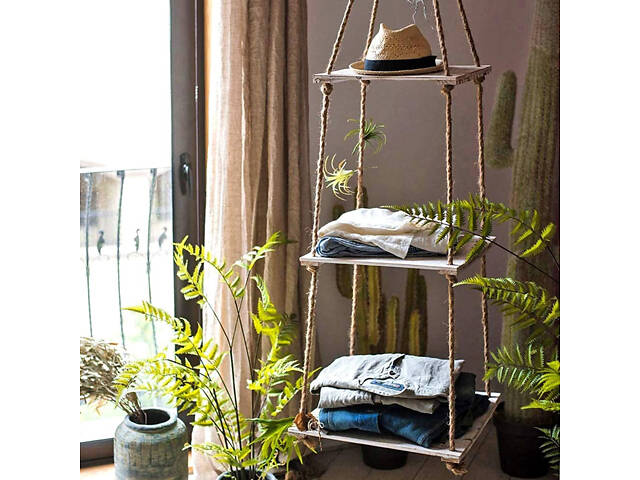 Полка настенная для цветов 'Караваджо' браш - Фото 3