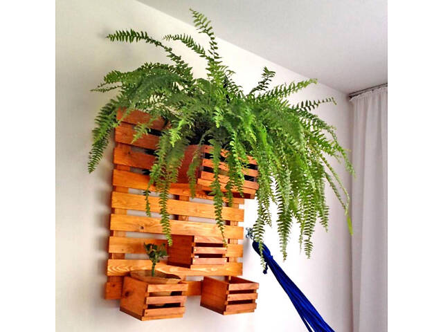 Полка настенная для цветов 'Крузис' сиена - Фото 2