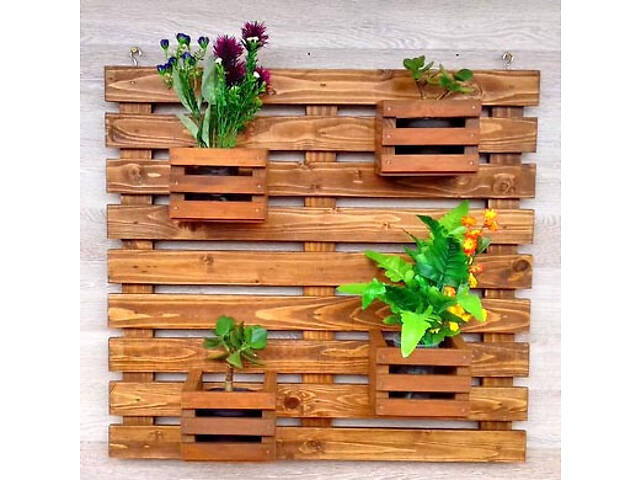 Полка настенная для цветов 'Крузис' сиена - Фото 3