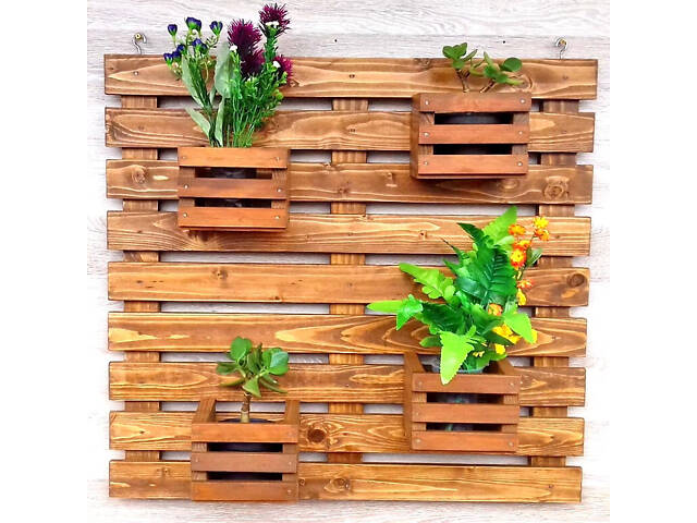 Полка настенная для цветов 'Крузис' сиена - Фото 4