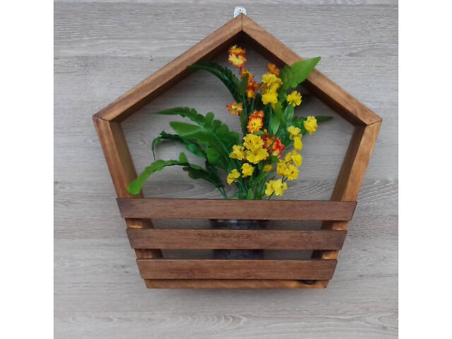 Полка настенная для цветов 'Сан-Паулу' капучино - Фото 2