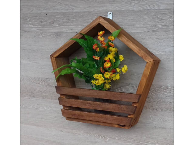 Полка настенная для цветов 'Сан-Паулу' капучино - Фото 3