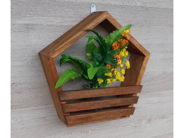 Полка настенная для цветов 'Сан-Паулу' капучино - Фото 4