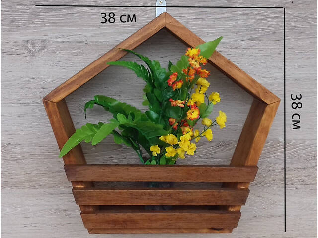 Полка настенная для цветов 'Сан-Паулу' капучино - Фото 6