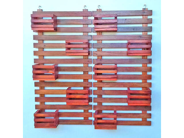 Полка настенная для цветов 'Сантус 2' капучино - Фото 2