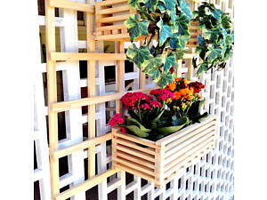 Полиця настінна для квітів 'Віаман' бланже