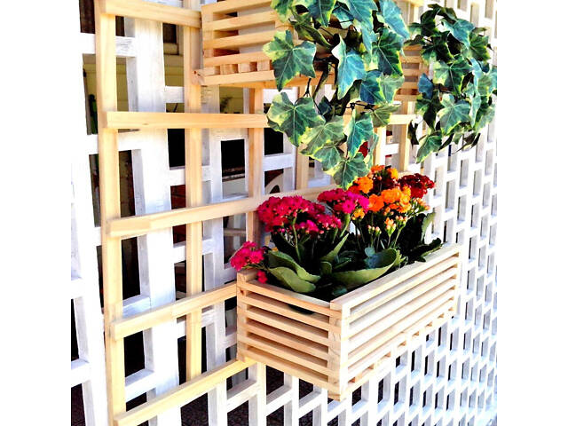 Полка настенная для цветов 'Виаман' бланже - Фото 1