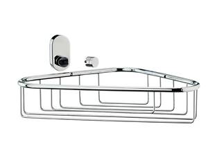 Полиця у ванну кутова Kela LuСido 22688 28.5х22.5 см срібляста