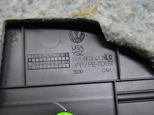 Полка задняя VW Passat b7 USA черн 561863413E 82V