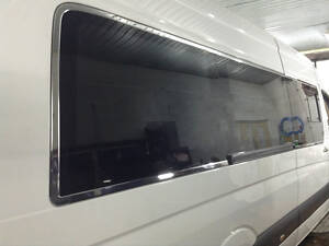 Полная окантовка стекол Long/ExraLong (нерж.) для Mercedes Sprinter W906 2006-2018 гг