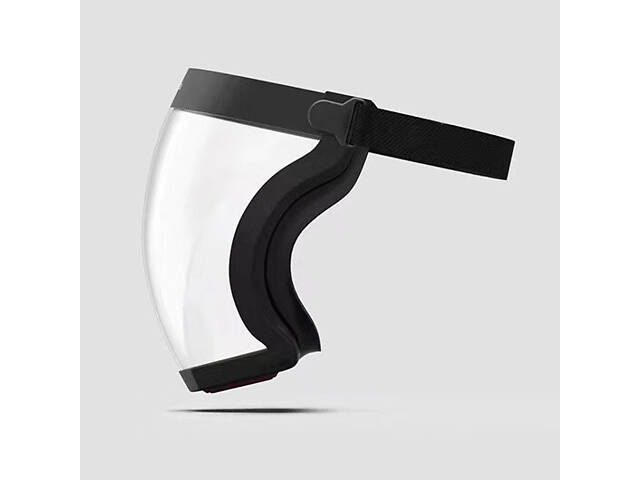 Повнолицева маска із змінним фільтром, прозора, Захисна маска від пилу, води, бруду, вітру - Фото 3