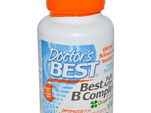 Повністю Активний Комплекс Вітамінів Групи В, Quatrefolic, Doctor's Best, 30 гелевих капсул