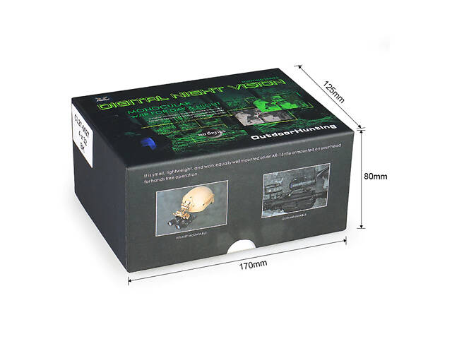 Полный комплект монокуляр ночного видения ПНВ Nectronix CL27-0008 + базовое крепление на шлем Rhino mount - Фото 8