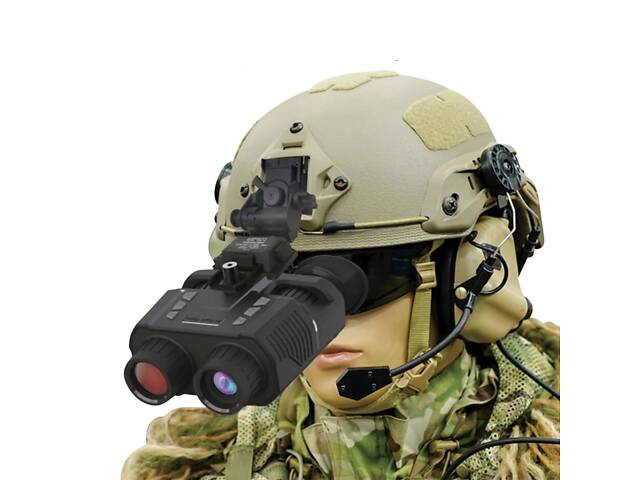 Полный комплект очки ночного видения ПНВ NV8000 + черное металлическое крепление на шлем Wilcox L4G24 - Фото 3