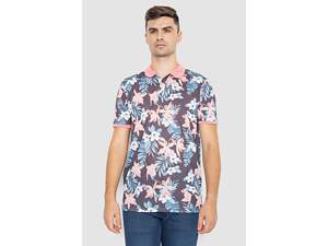 Мужская футболка с принтом-уценкой, цвет серо-розовый, 247R315-U-1