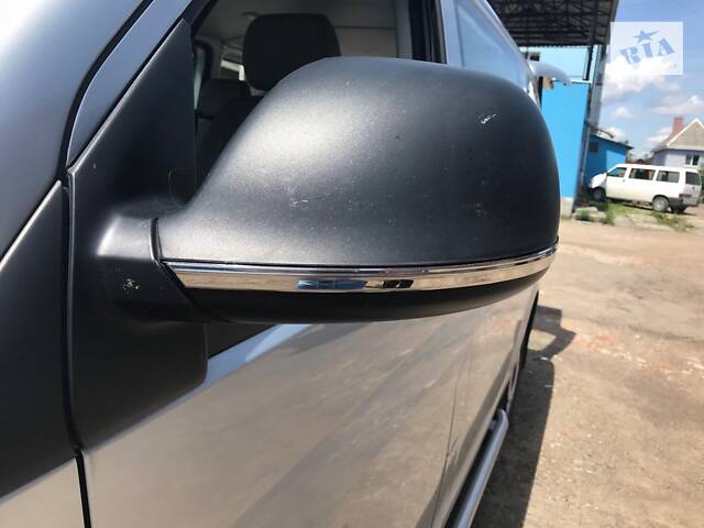 Полоски на зеркала (2 шт, нерж) для Volkswagen T5 2010-2015 гг - Фото 3