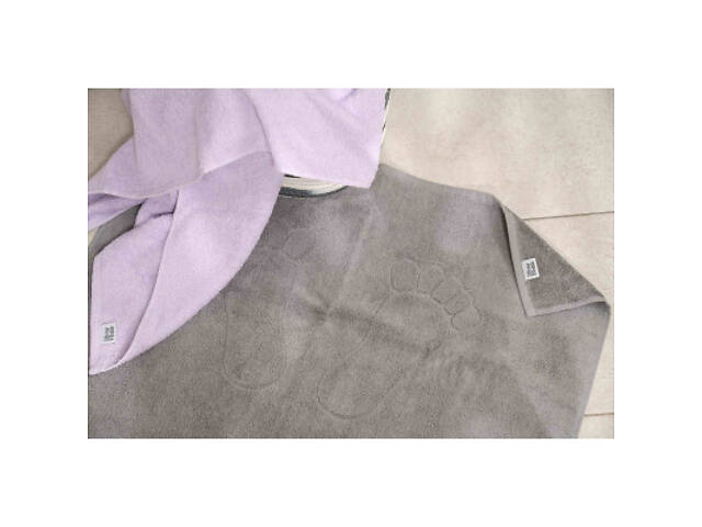 Рушник Ardesto для ніг махровий Benefit 100% бавовна сірий 50х70 см (ART2457SG) - Фото 4