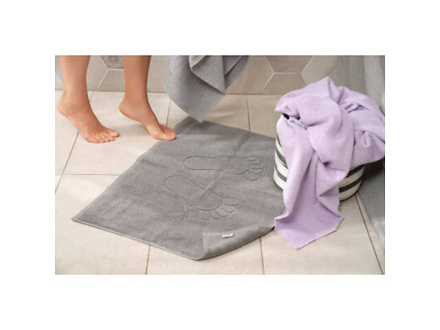 Рушник Ardesto для ніг махровий Benefit 100% бавовна сірий 50х70 см (ART2457SG) - Фото 5