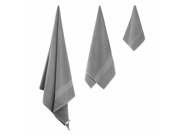 Рушник Ardesto Essence 100% бавовна, сірий темний 70х140 см (ART2270DG) - Фото 5