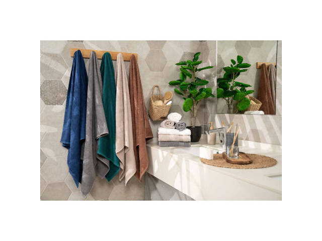 Рушник Ardesto махровий Benefit 100% бавовна айворі 70х140 см (ART2470IV) - Фото 10