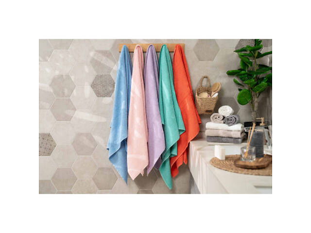 Рушник Ardesto махровий Benefit 100% бавовна рожевий 50х90 см (ART2450SC) - Фото 9