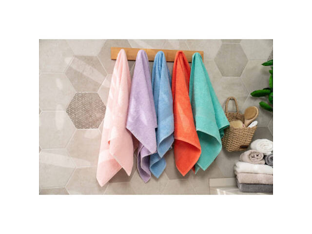 Рушник Ardesto махровий Benefit 100% бавовна рожевий 50х90 см (ART2450SC) - Фото 10