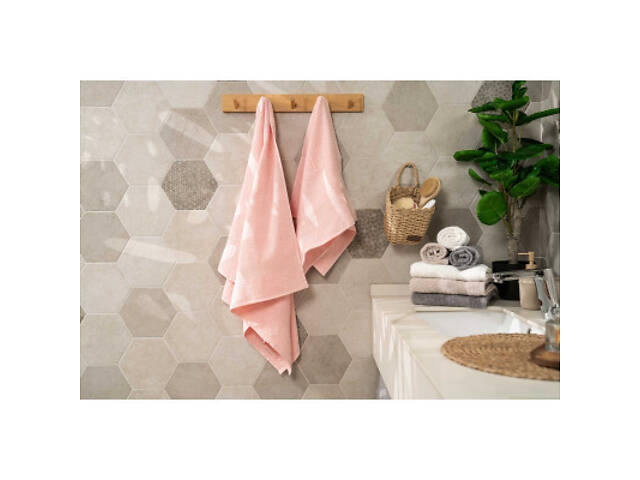 Рушник Ardesto махровий Benefit 100% бавовна рожевий 50х90 см (ART2450SC) - Фото 8