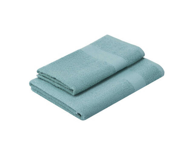 Рушник Ardesto набір махрових Essence 50х90 см, 70х140 см, 2шт, 100% бавовна, аква (ART2358AQ) - Фото 2