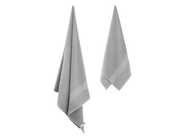 Рушник Ardesto набір махрових Essence 50х90 см, 70х140 см, 2шт, 100% бавовна, сірий (ART2358GR) - Фото 5