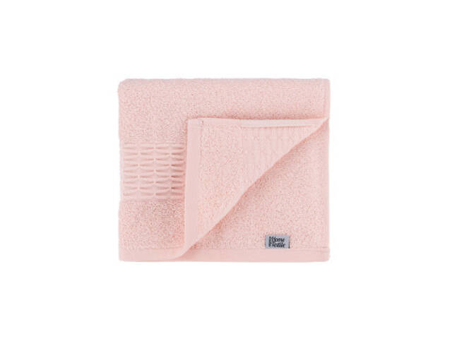 Рушник Ardesto набір махрових Lotus 2 шт 50х90 см індиго, 70х140см, 100% бавовна, пудра (ART2357PW) - Фото 4