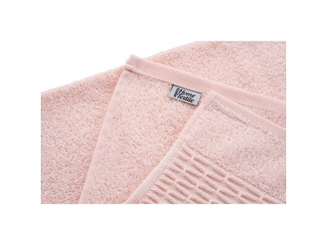 Рушник Ardesto набір махрових Lotus 2 шт 50х90 см індиго, 70х140см, 100% бавовна, пудра (ART2357PW) - Фото 6