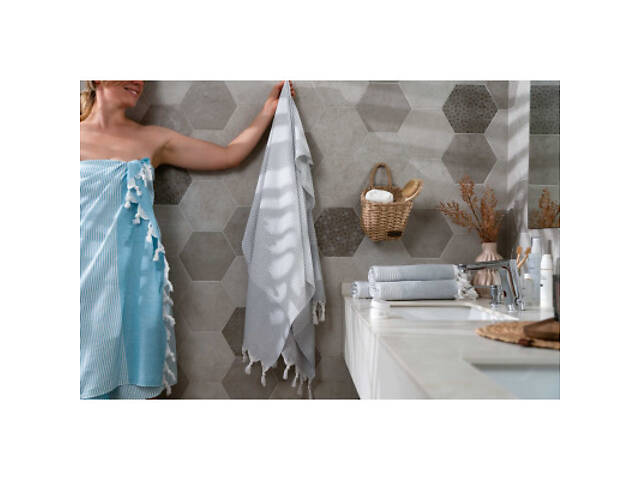 Рушник Ardesto SPA 90х180см 100% бавовна, сірий (ART2690GR) - Фото 7