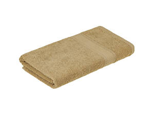 Полотенце Home Line махровое бордюрное (кофейное) 400 гр/м2, 50х90 см (181815)