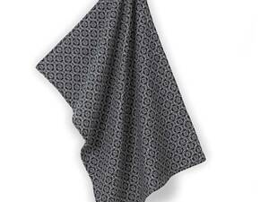 Полотенце кухонное Kela Gianna 12783 70x50 см черное с белым с узором