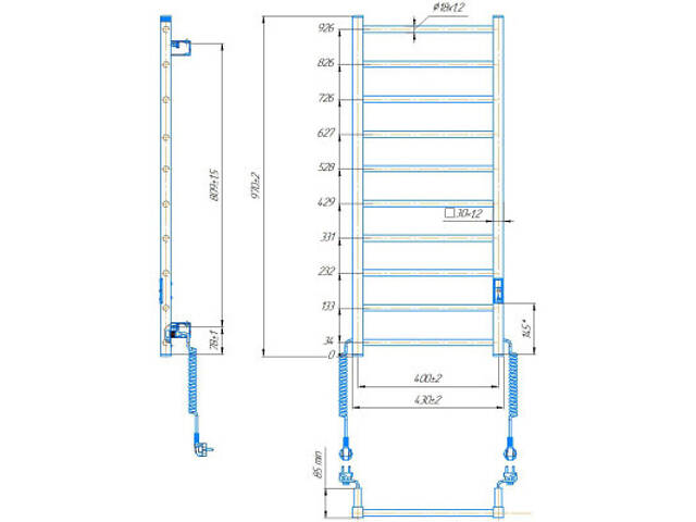 Рушникосушарка Hygge Family Leeds (6.1.0803.06.BM) - Фото 5