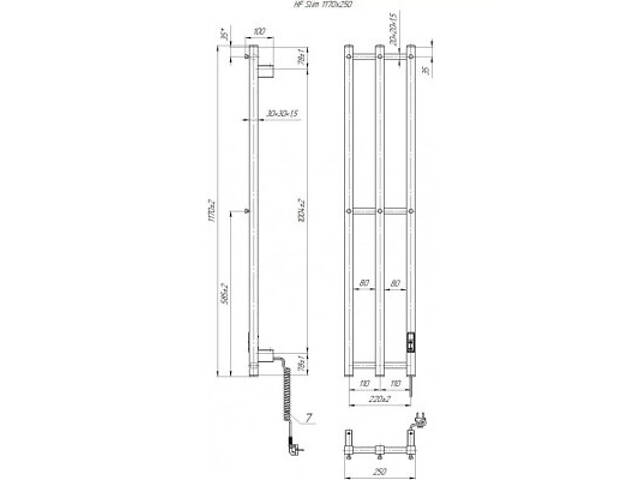 Рушникосушарка Hygge Family Slim (3.164.045613.BM) - Фото 4