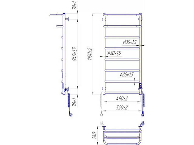 Рушникосушарка MARIO Hotel-І (2.3.6204.11.P) - Фото 4