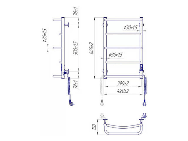 Рушникосушарка MARIO Люкс НР-І (2.3.0313.10.P) - Фото 5