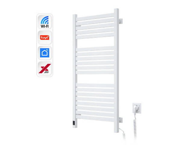 Полотенцесушитель Navin Авангард Х 1000х480 Wi-Fi правобічна біла (12-172055-4810) - Фото 1