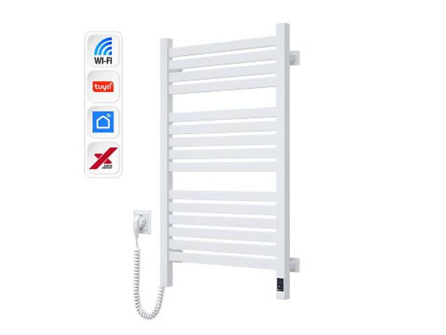 Полотенцесушитель Navin Авангард Х, 800х480, Wi-Fi, білий, лівобічна (12-172155-4880) - Фото 1