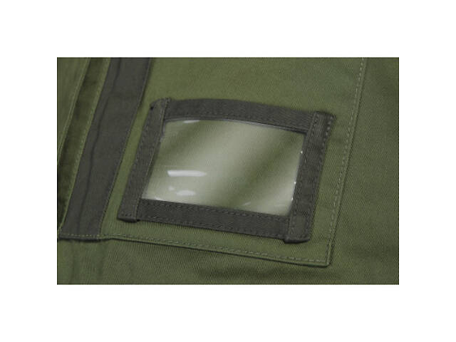 Напівкомбінезон робочий Neo Tools CAMO Olive, розмір XL(54), 255 г/м2, потрійні шви, оливковий (81-242-XL) - Фото 3