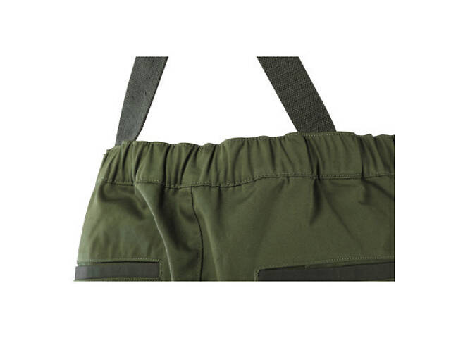 Напівкомбінезон робочий Neo Tools CAMO Olive, розмір XL(54), 255 г/м2, потрійні шви, оливковий (81-242-XL) - Фото 7