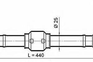 ПІВОСЬ ПРАВА 32x440x32 (NISSAN PRIMERA P11 1996-2001) ASVA NSH004 на NISSAN PRIMERA (P11)